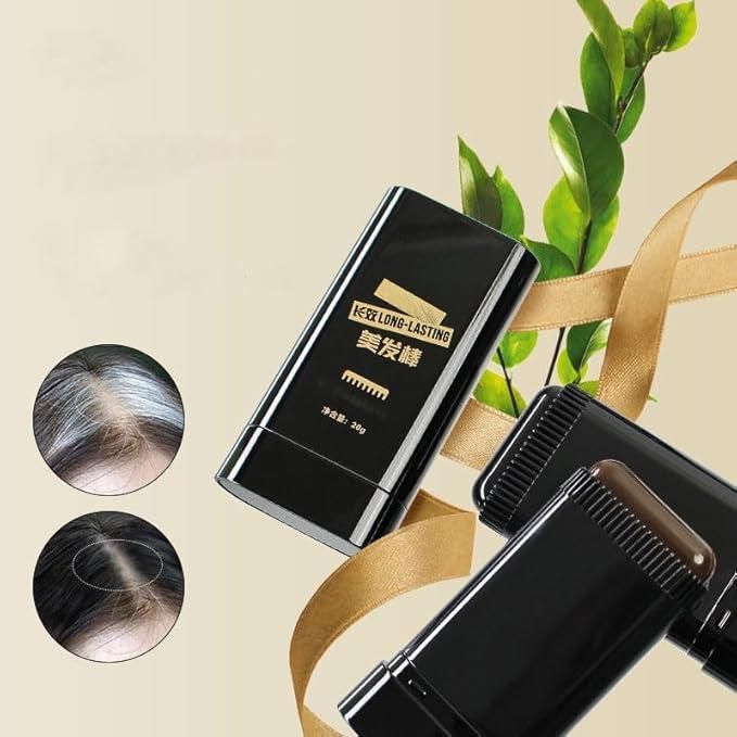 Instant Hair Color Stick With Built-In Comb Waterproof And Sweat-Proof (Nature Black)