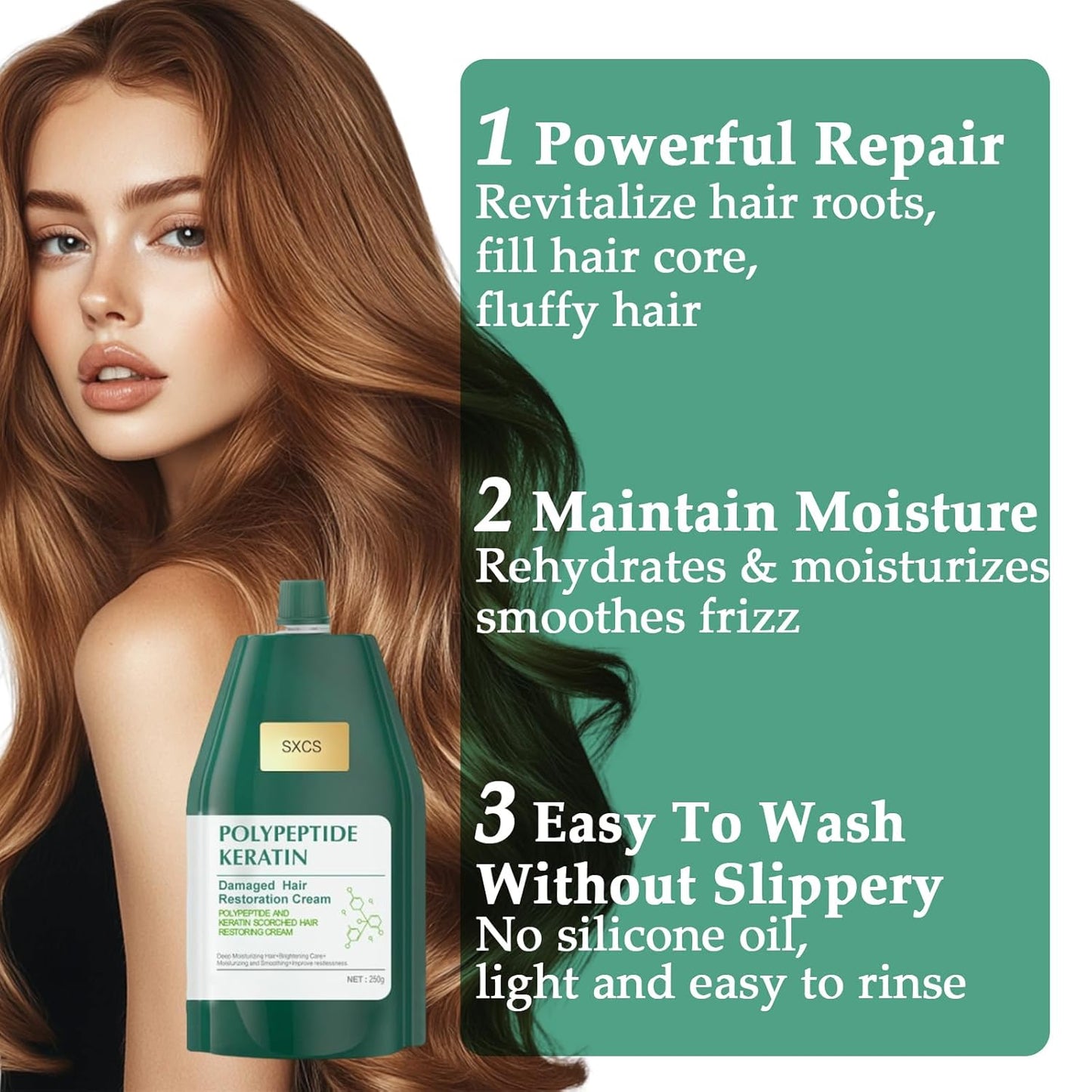 Korean Polypeptide Keratin Conditioner — Get Salon Smooth Hair in 5 Minutes