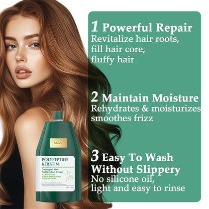 Korean Polypeptide Keratin Conditioner — Get Salon Smooth Hair in 5 Minutes