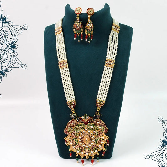 Elegant Rani Moti Har – Classic Pearl Perfection | Lightweight, Stylish