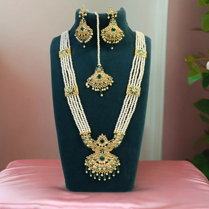 Green Moti Rani Har – A Classic Symbol of Grace | Lightweight, Stylish