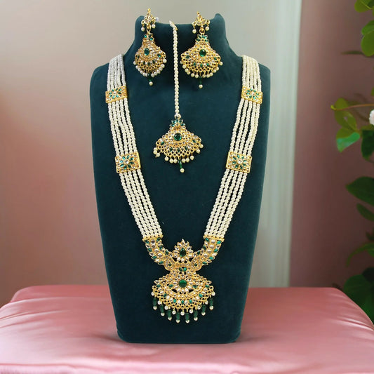 Green Moti Rani Har – A Classic Symbol of Grace | Lightweight, Stylish