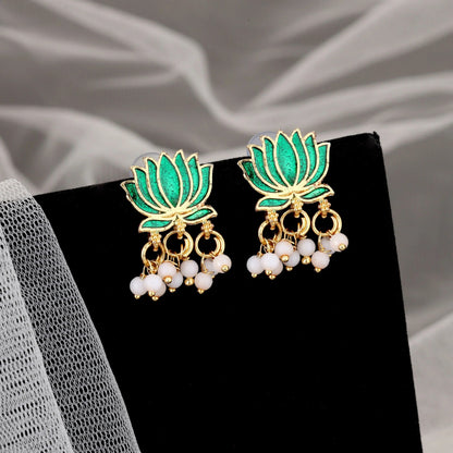 Classic Gold-Toned American Diamond Vine Necklace Set | Lightweight, Stylish