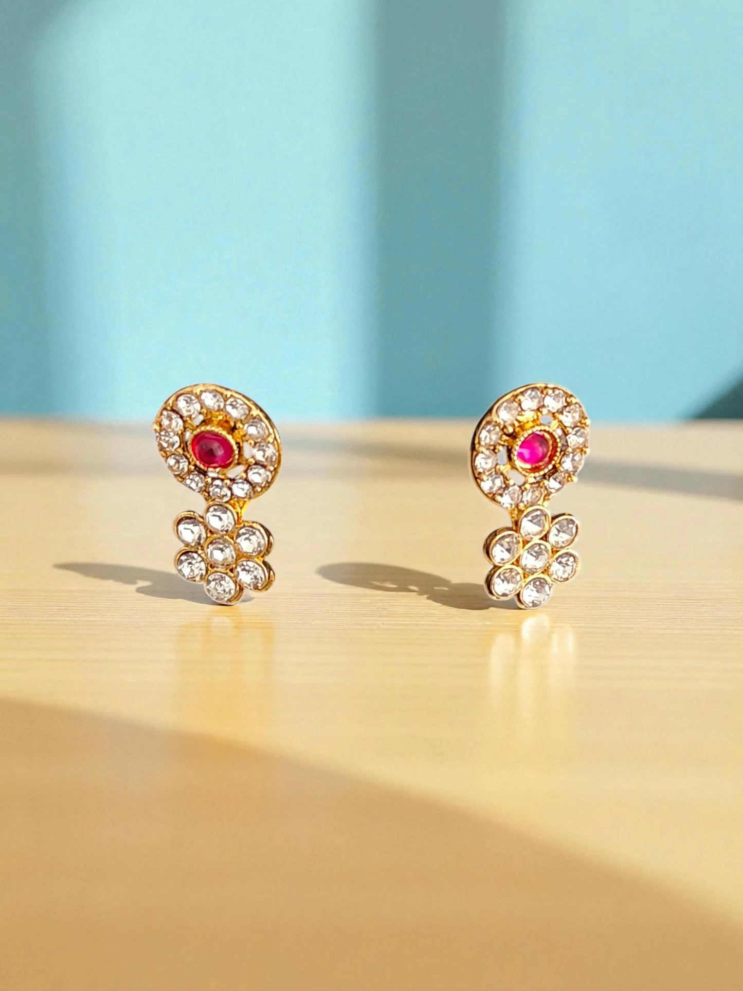 Traditional Kundan & Pearl Peacock Choker Necklace Set | Lightweight, Stylish