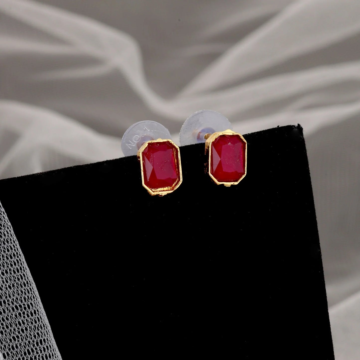 Regal Gold-Toned Choker Set with Ruby_Maroon Stones | Lightweight, Stylish