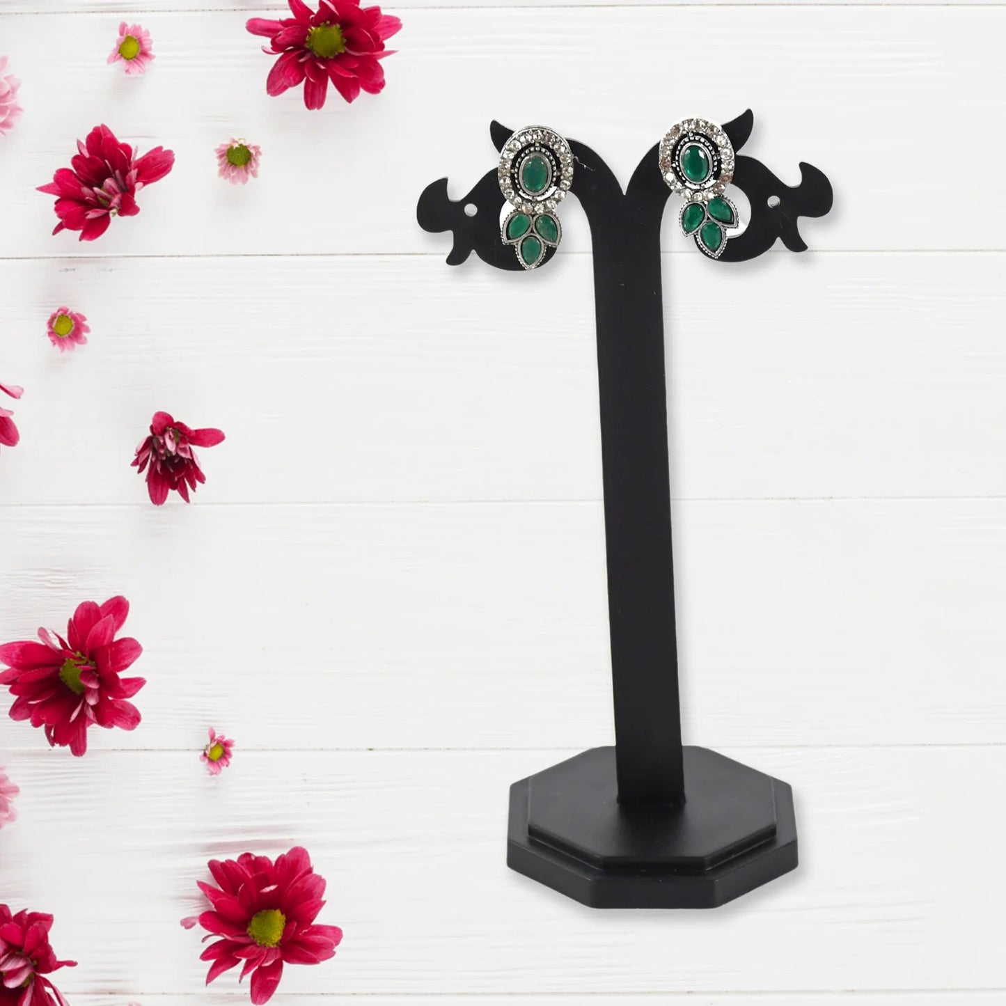 Timeless Green Necklace Set | Lightweight, Stylish