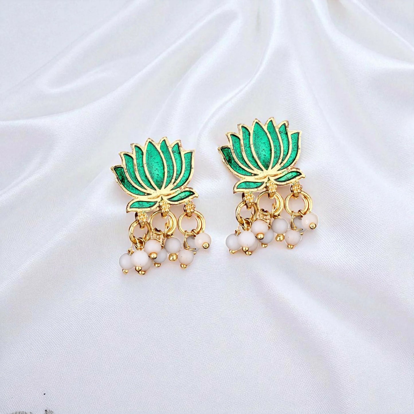 Classic Gold-Toned American Diamond Vine Necklace Set | Lightweight, Stylish