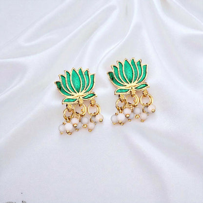 Classic Gold-Toned American Diamond Vine Necklace Set | Lightweight, Stylish