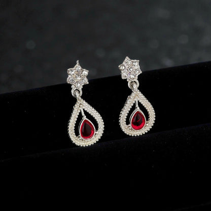 Rustic Oxidized Silver Emerald Scallop Choker Set | Lightweight, Stylish